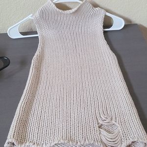 sweater tank top XS NWOT